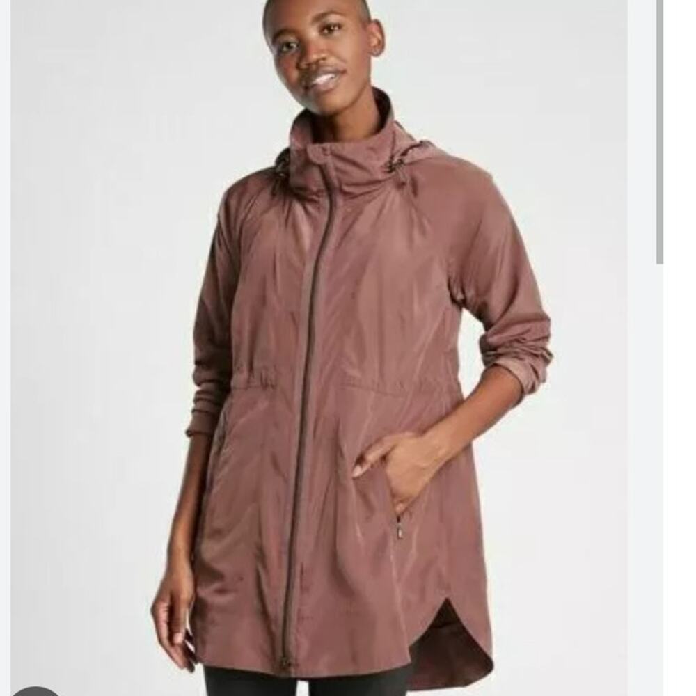 Athleta Drip Drop jacket in mauve